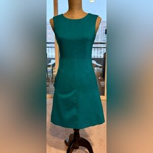 Diane von Furstenberg (DVF) Carpreena Mini A-Line Size 0 Teal Green pockets